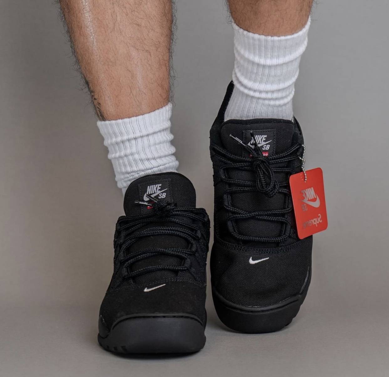 Supreme x Nike SB Darwin Low Black