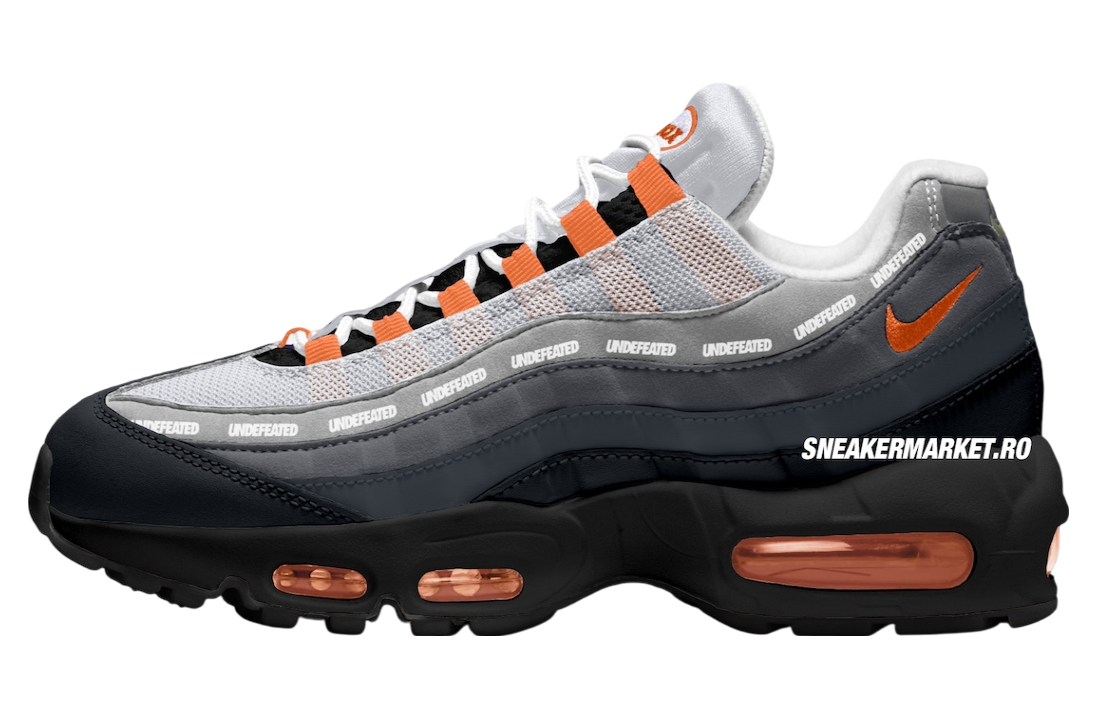 Undefeated x Nike Air Max 95 Black / Bright Crimson