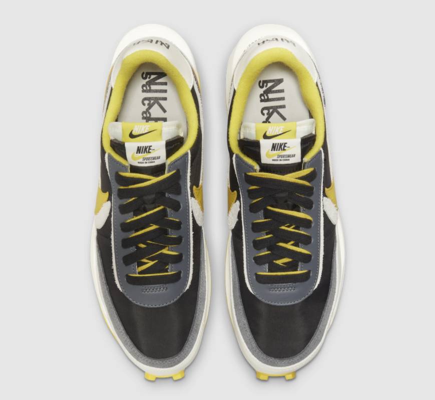Undercover X Sacai X Nike LDWaffle Bright Citron