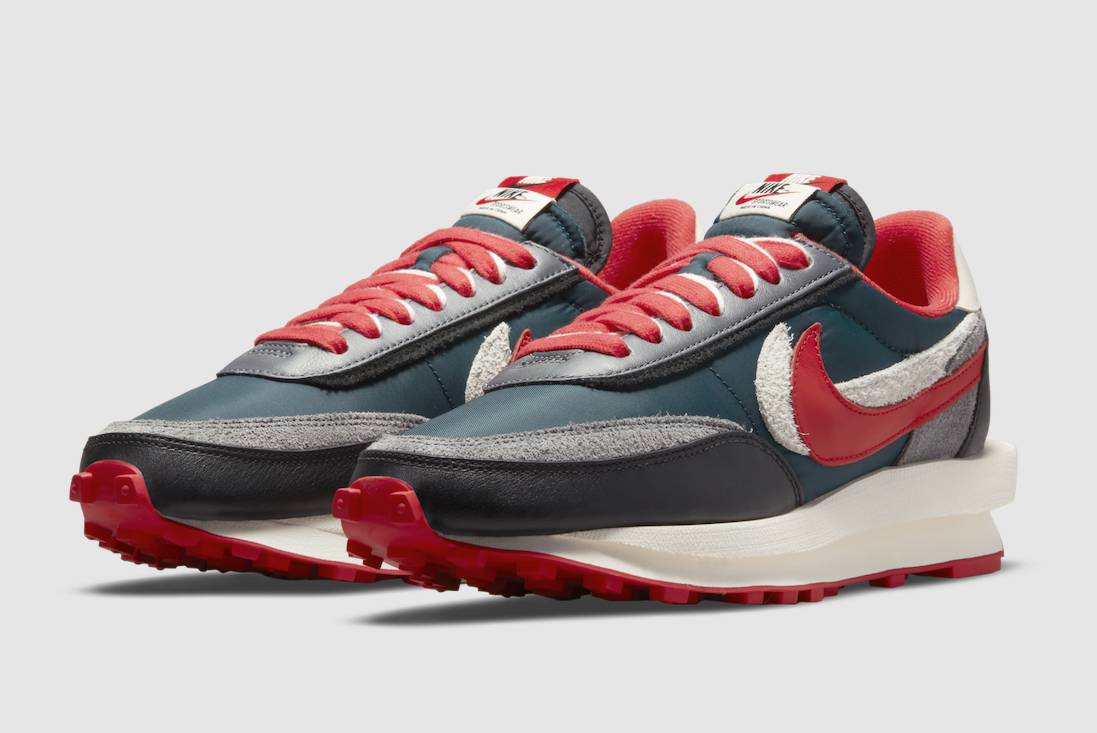 Undercover X Sacai X Nike LDWaffle Midnight Spruce