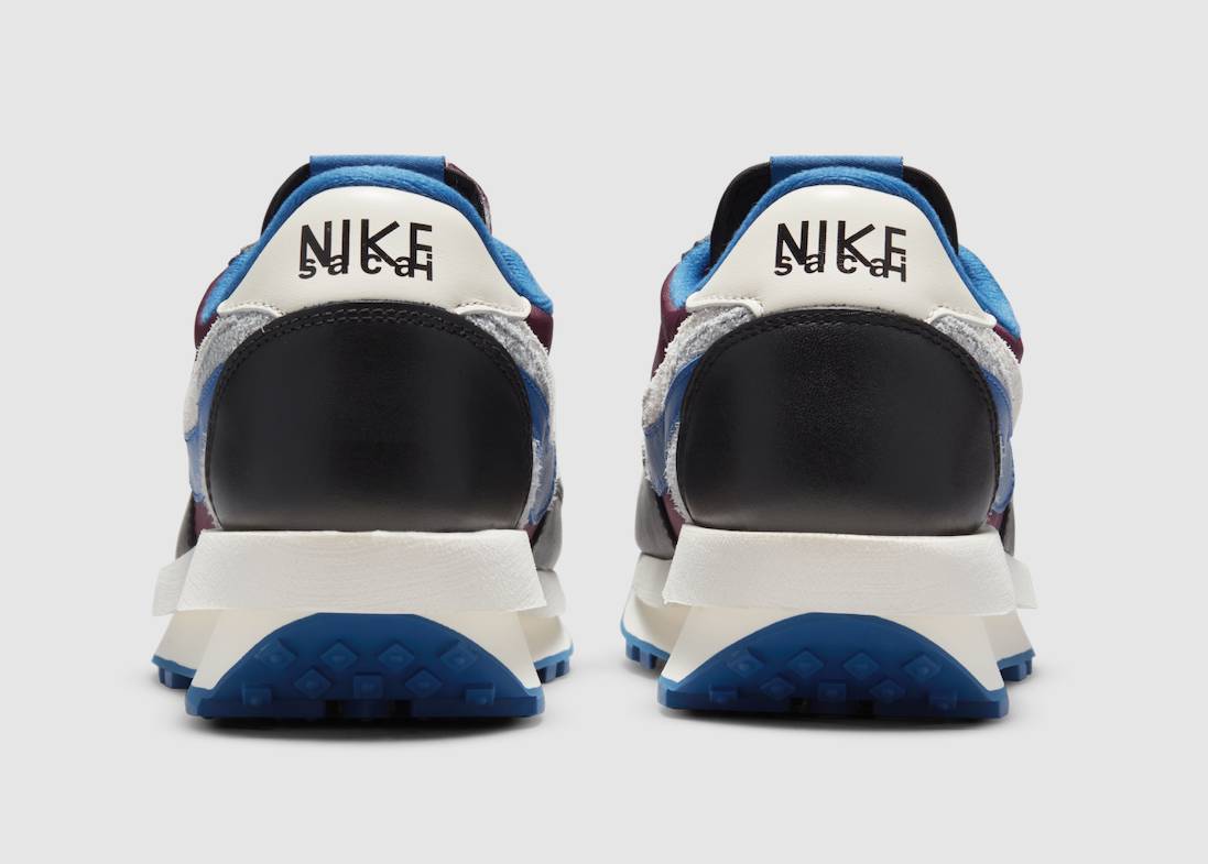 Undercover X Sacai X Nike LDWaffle Night Maroon