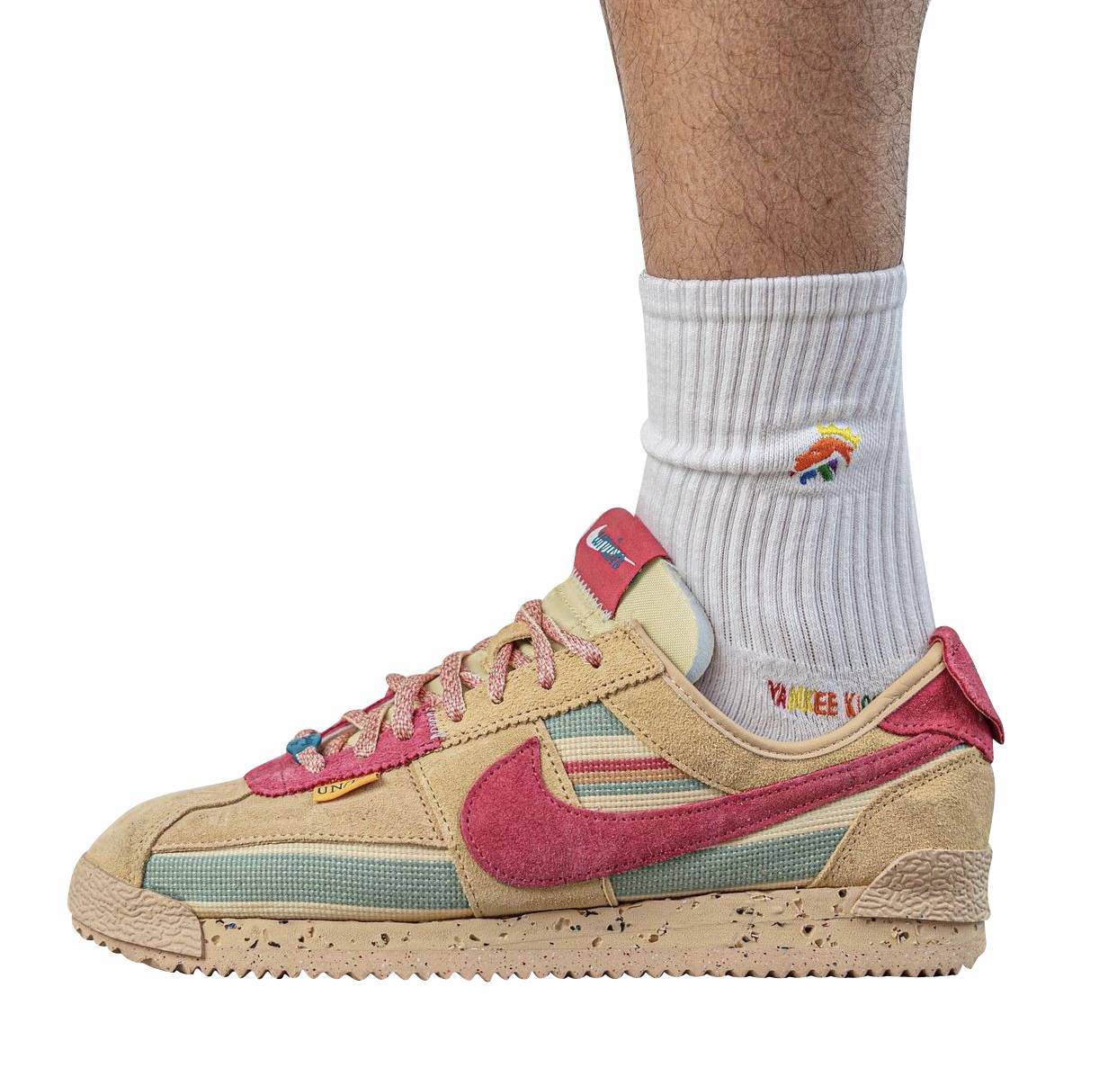 Union X Nike Cortez Tan Pink