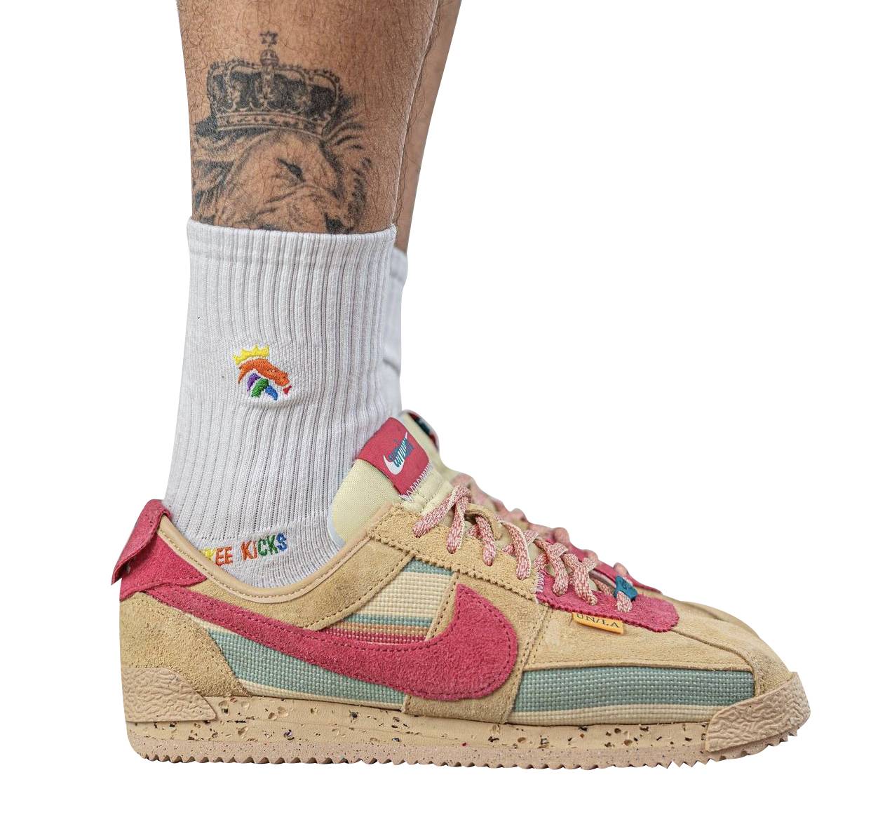 Union X Nike Cortez Tan Pink
