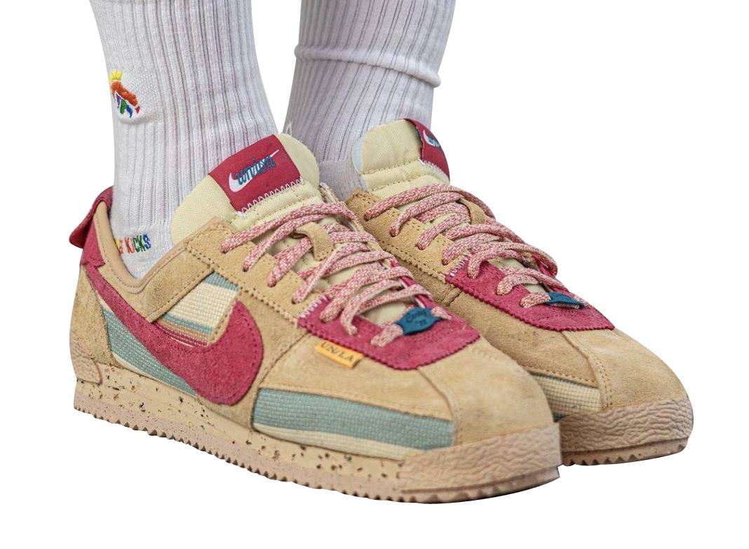 Union X Nike Cortez Tan Pink