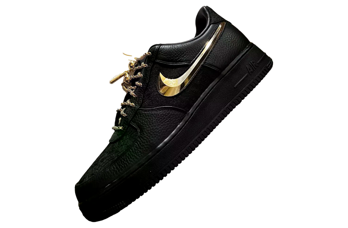 Victor Solomon x Nike Air Force 1 Low Black / Metallic Gold
