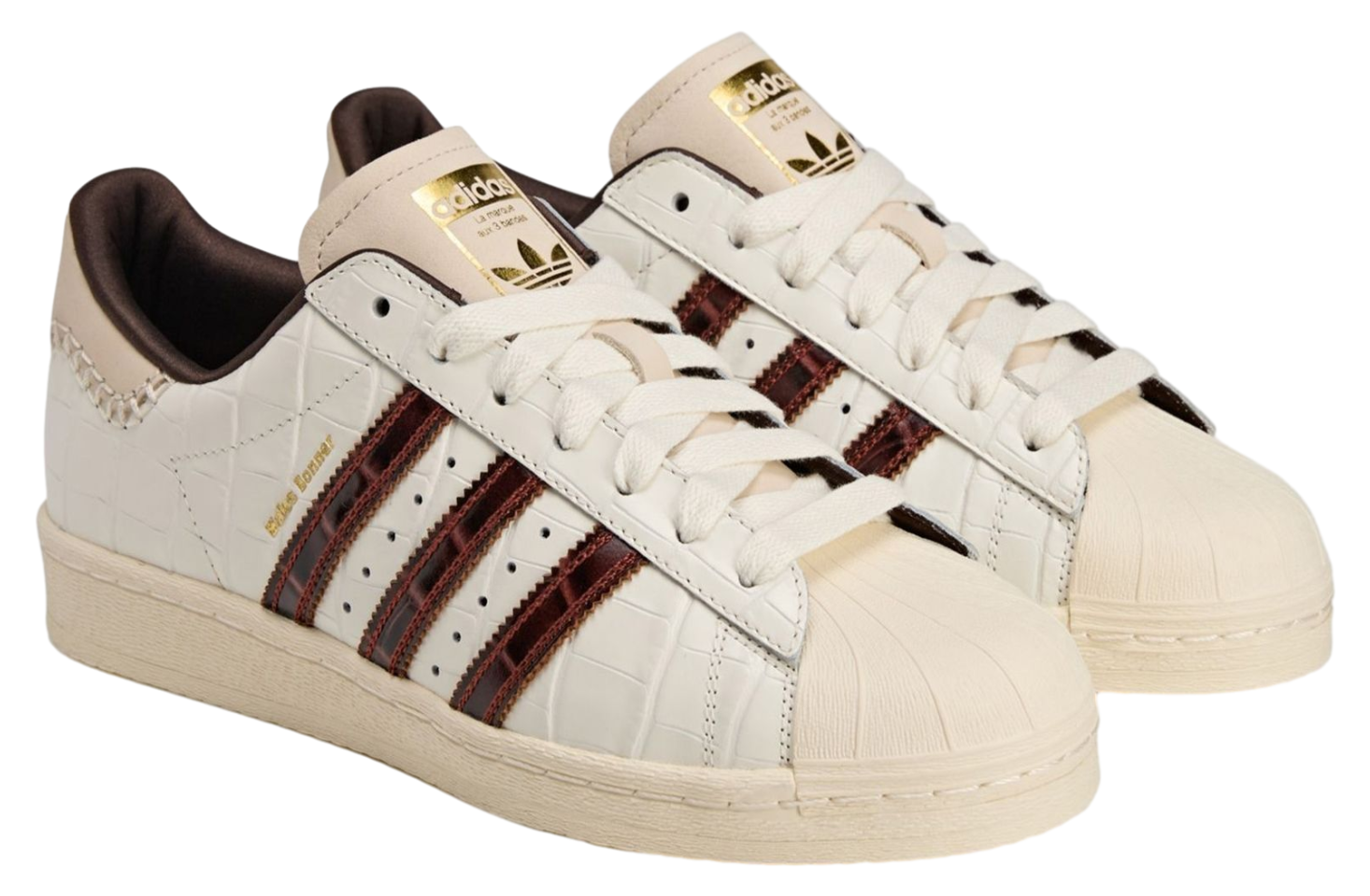 Wales Bonner x Adidas Superstar White / Fox Brown