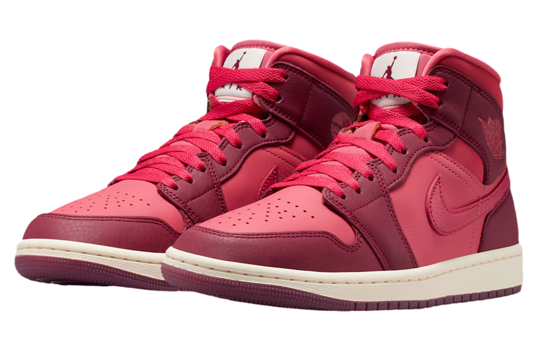 Womens Air Jordan 1 Mid  WMNS Valentine's Day
