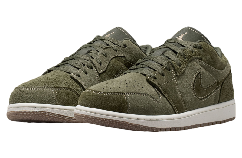 Air Jordan 1 Low Cargo Khaki / White