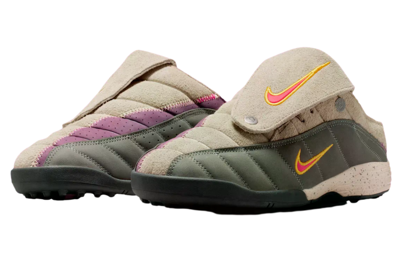 Kids of Immigrants x Nike T90 Mule Khaki / Fusion Red