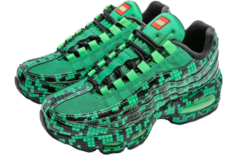 Lego x Nike Air Max 95 GS Lucky Green / Black