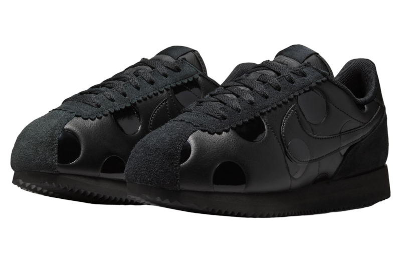 Nike Cortez Triple Black Polka Dot B