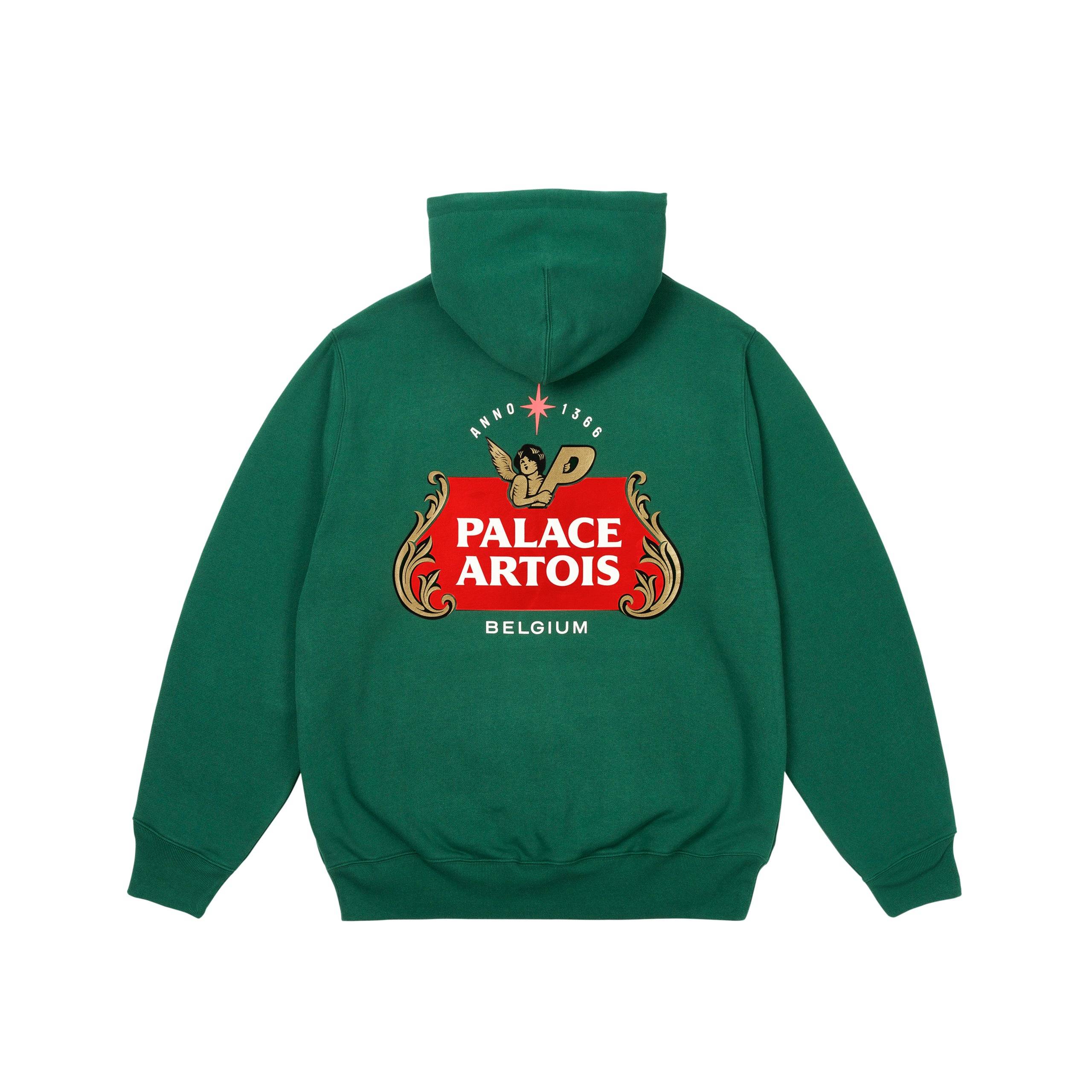 Palace Stella Artois Hood Bottle Green