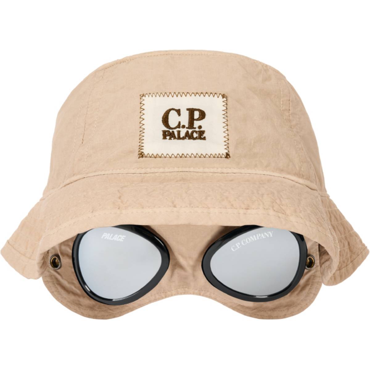 Palace C.p. Company Goggle Bucket Hat Stone