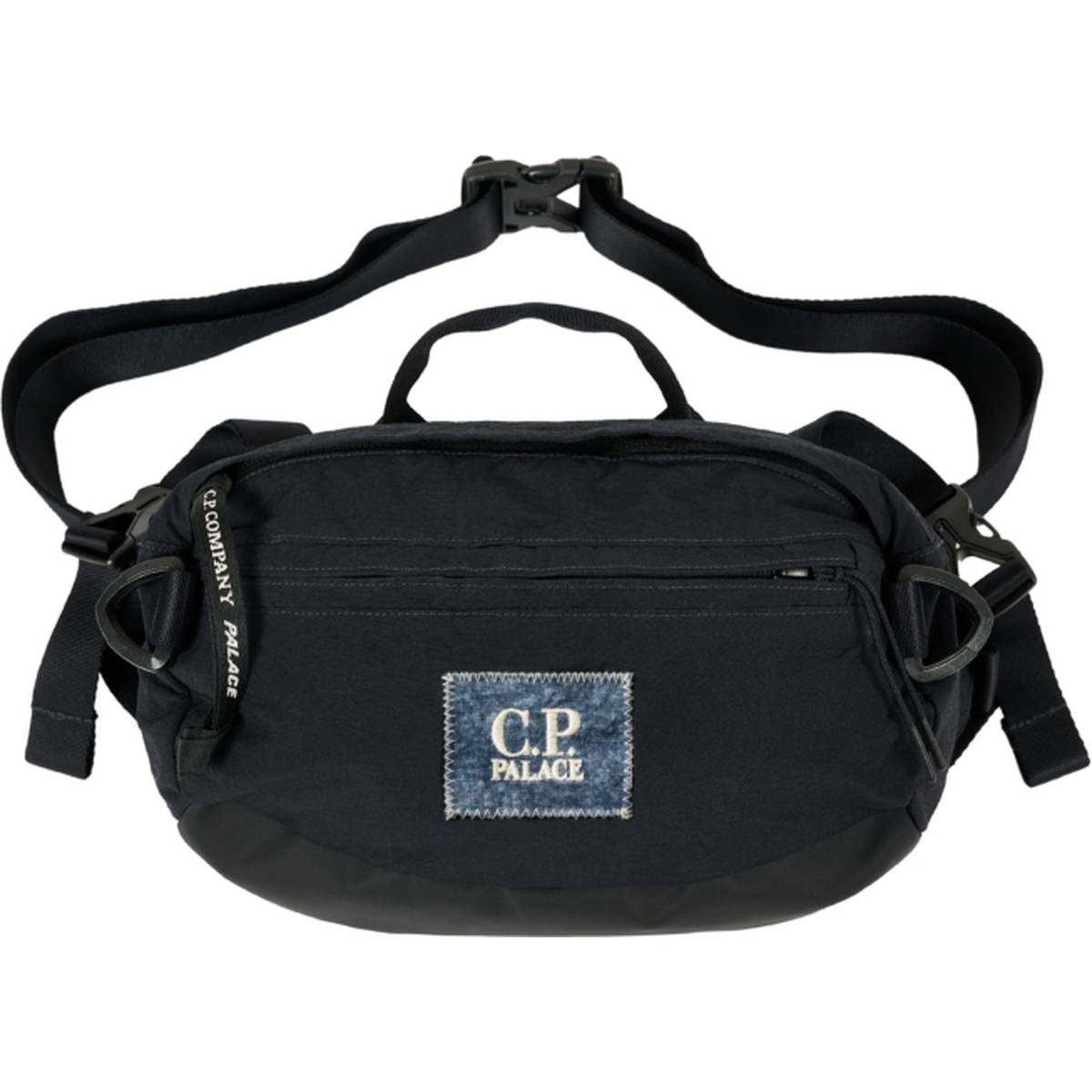 Palace C.p. Company Plain Paper Touch Shoulder Bag Navy