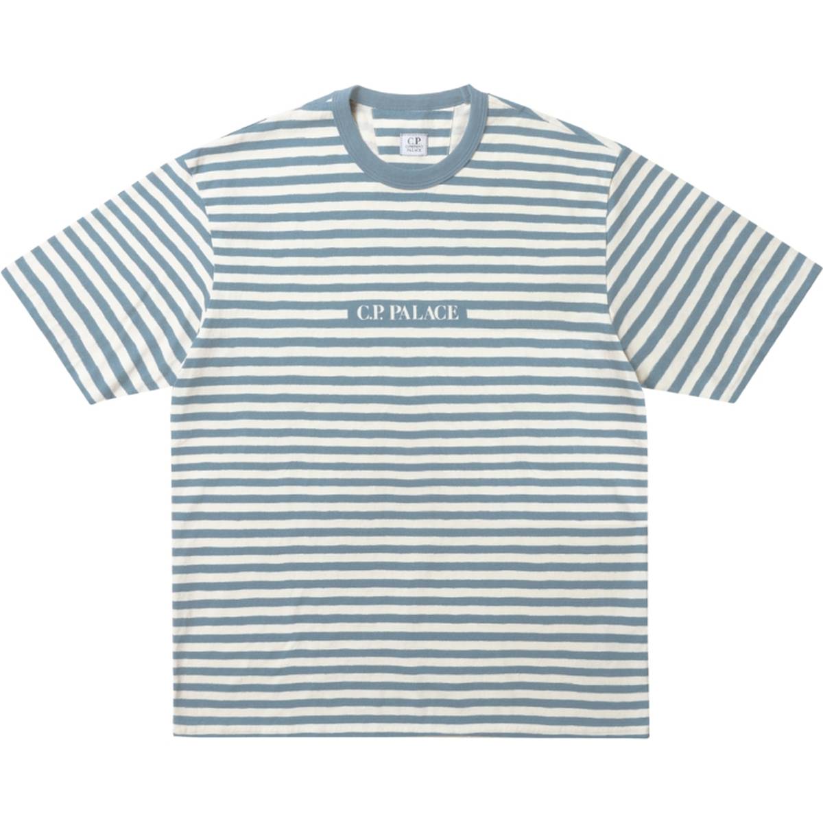 Palace C.p. Company Stripe T Shirt Blue