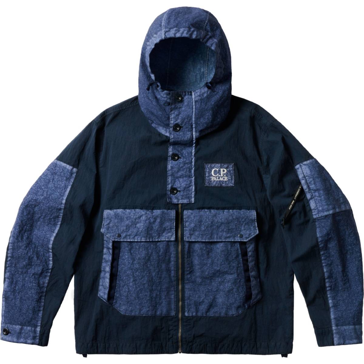 Palace C.p. Company Zip Through Jacket Navy