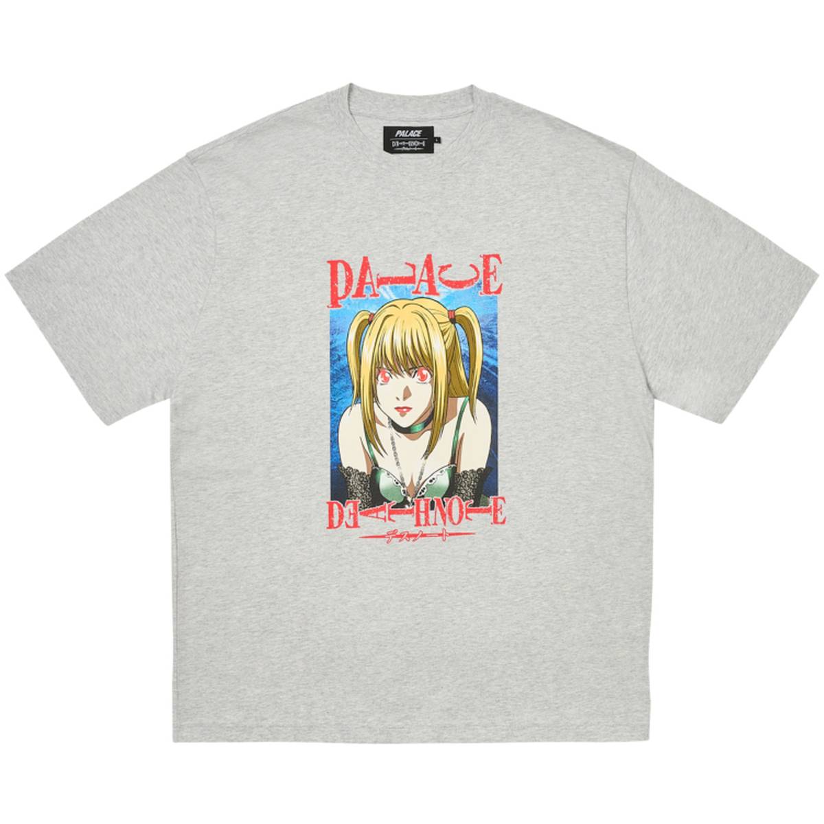 Palace Death Note T Shirt Grey Marl