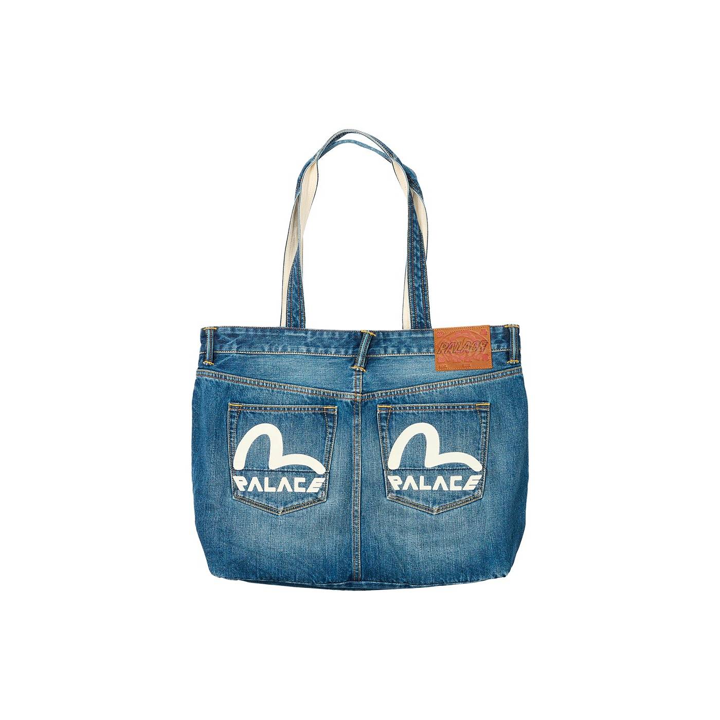 Palace Evisu Denim Tote Light Wash