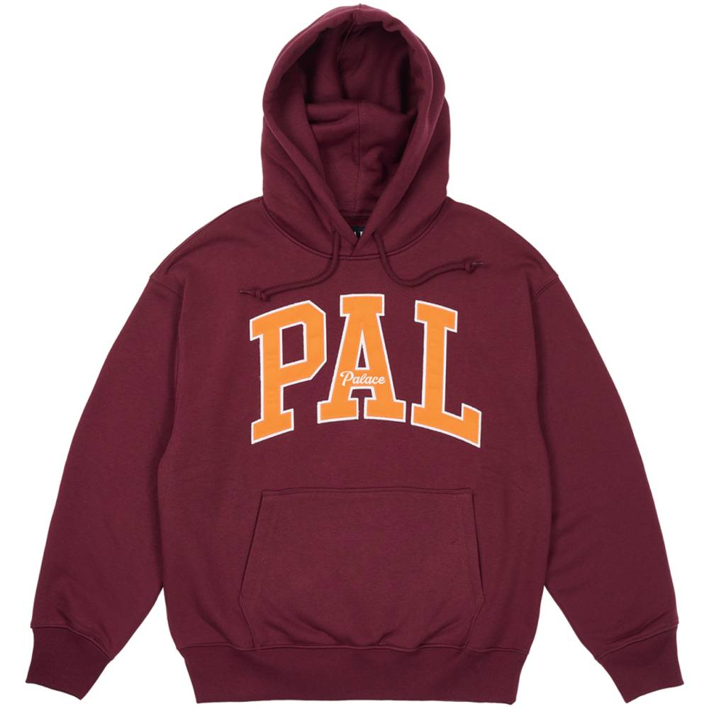 Palace Gap Hood Burgundy
