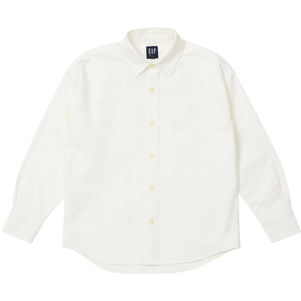 Palace Gap Kids Oxford Drop Shoulder White