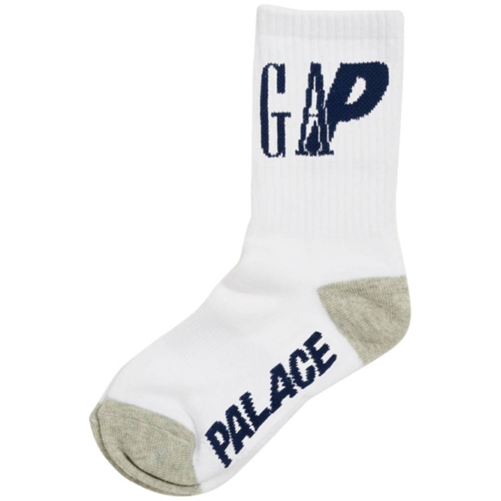 Palace Gap Kids Socks White