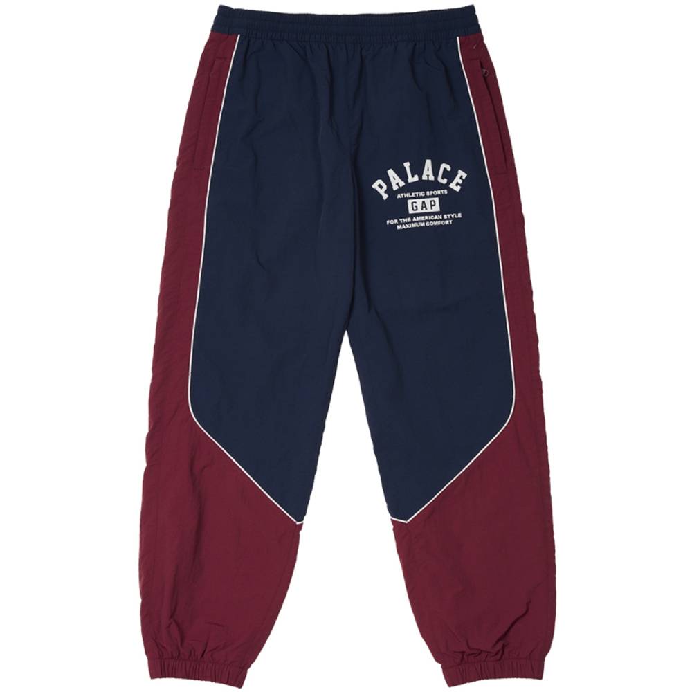 Palace Gap Nylon Track Bottom Navy / Red