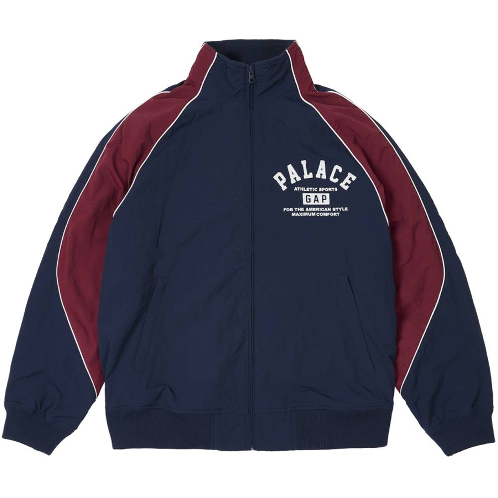 Palace Gap Nylon Track Top Navy / Red