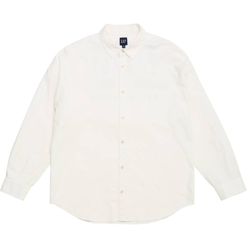 Palace Gap Oxford Drop Shoulder White