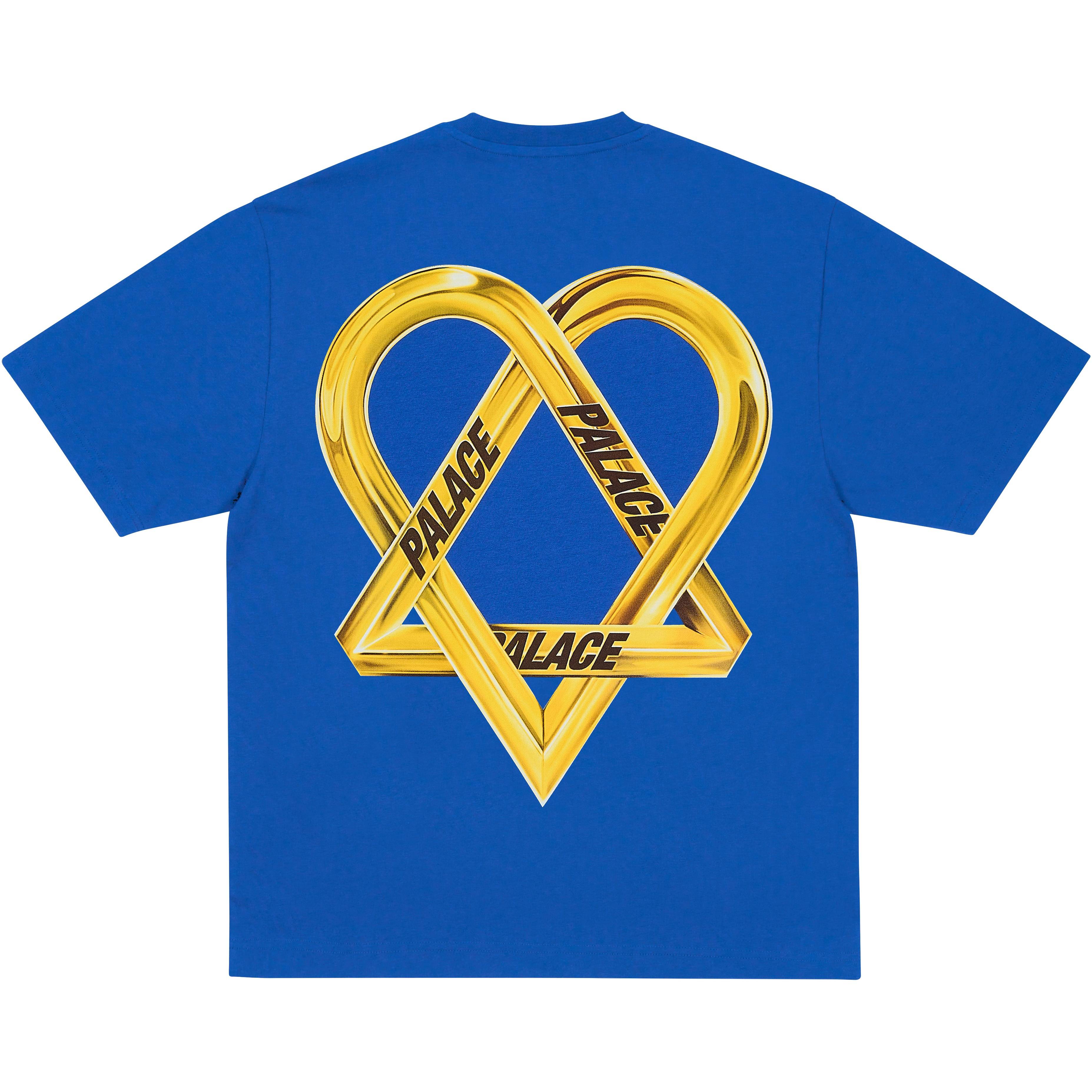 Tri Gram T Shirt Blue Berry