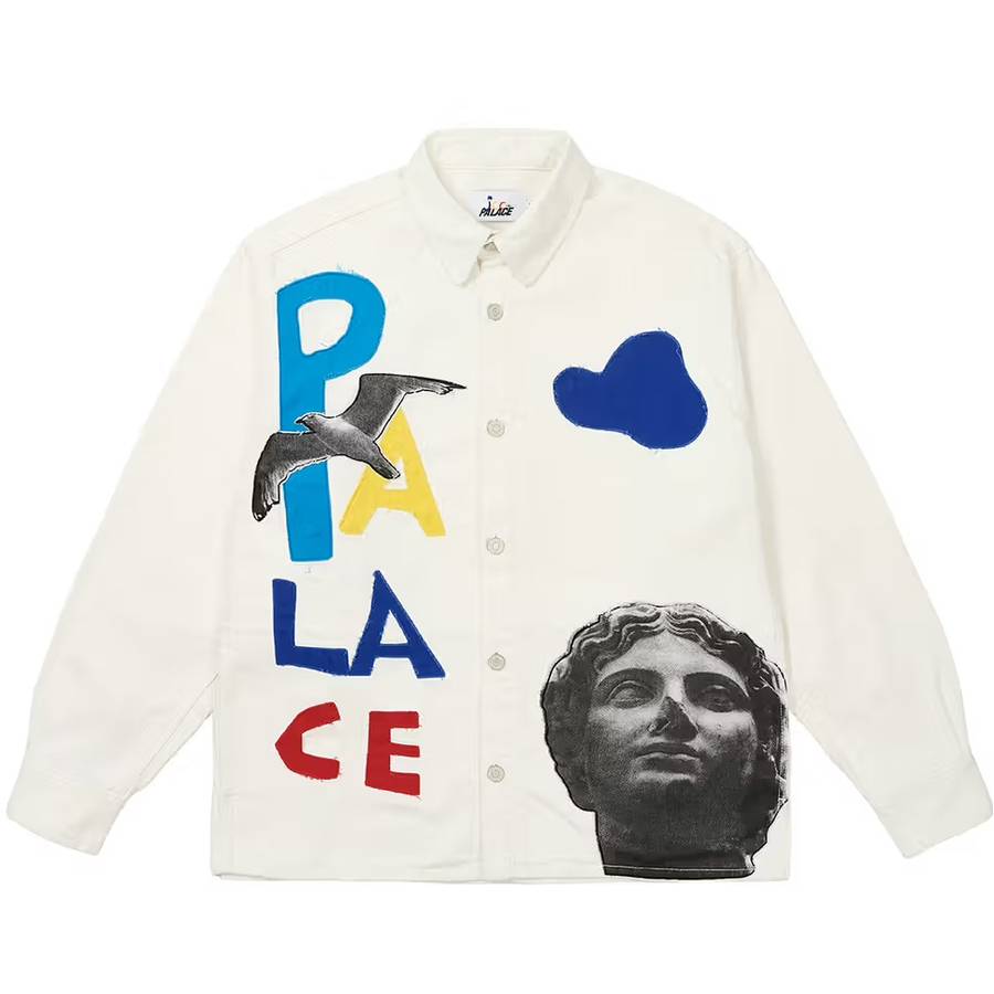 Palace Jcc+ Denim Work Jacket White
