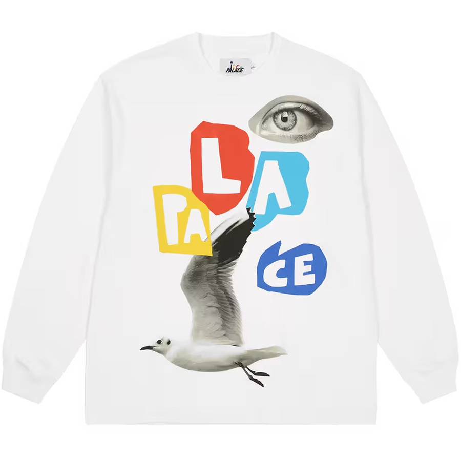 Palace Jcc+ Long Sleeve White