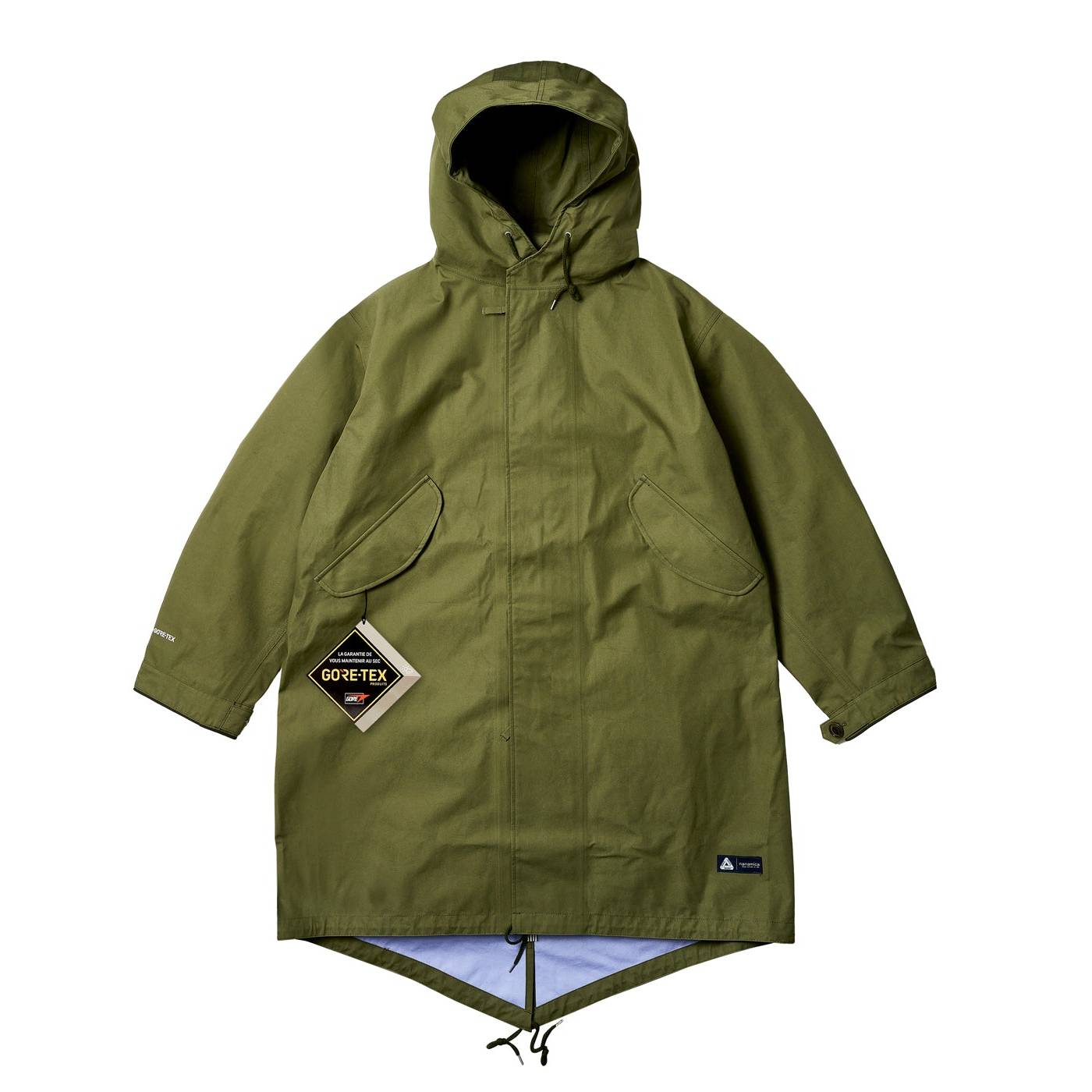 Palace Nanamica Gore-tex Hooded Coat Sage Green