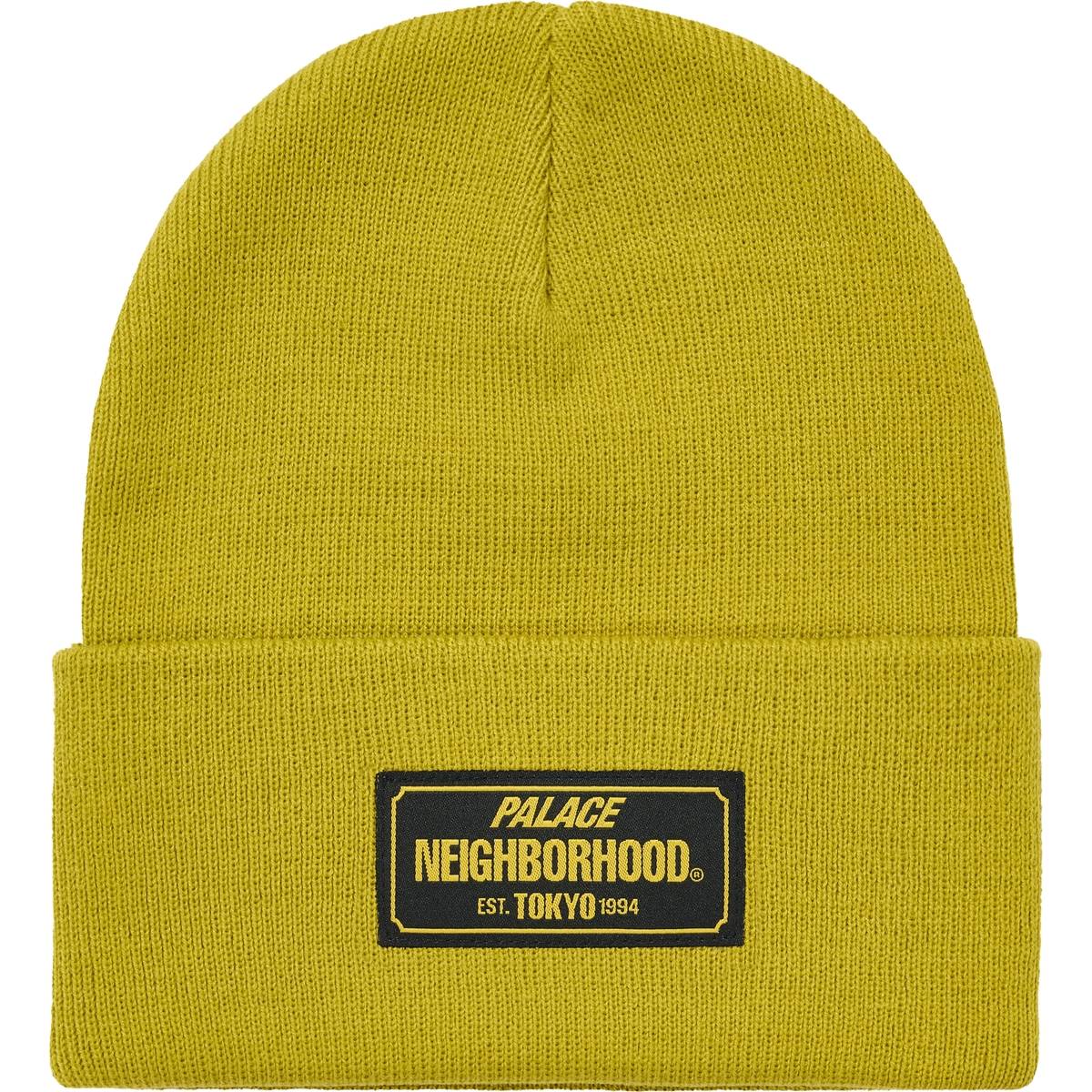 Palace Neighborhood Beanie Yellow