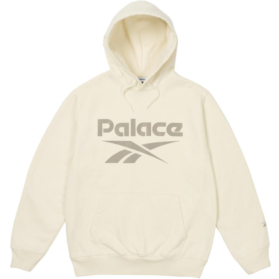 Palace Reebok Hoodie Tan
