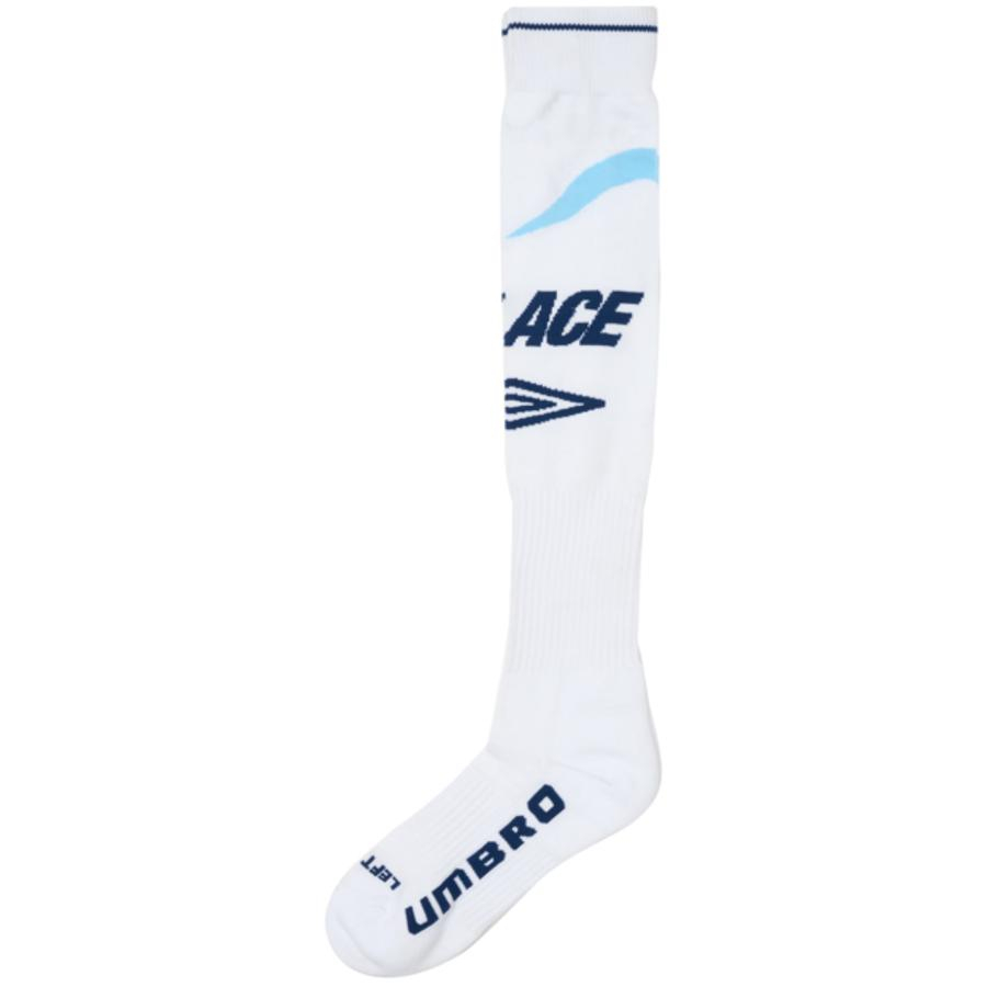 Palace Umbro Long Socks White