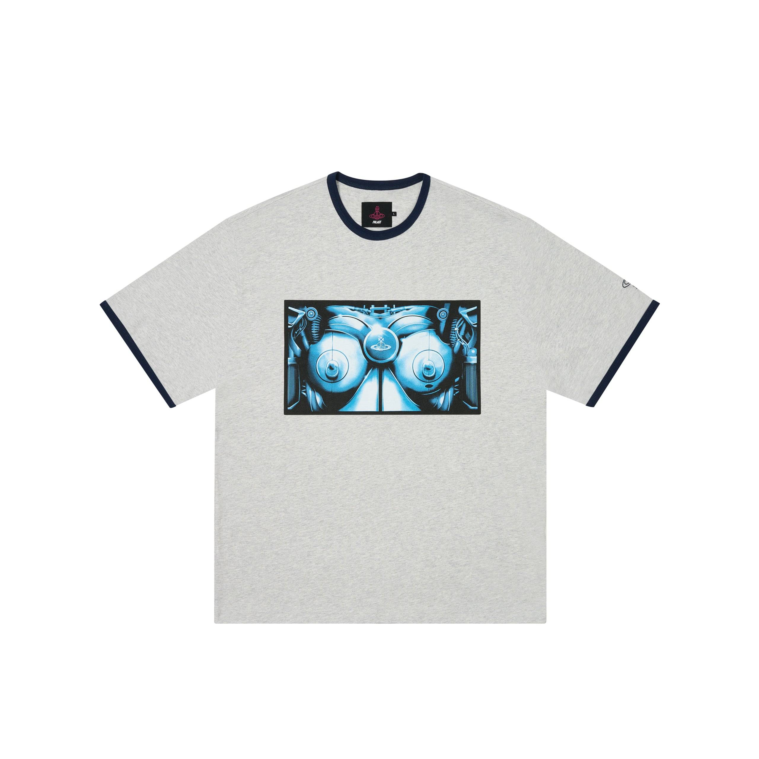Palace Vivienne Westwood Ringer T-shirt Grey