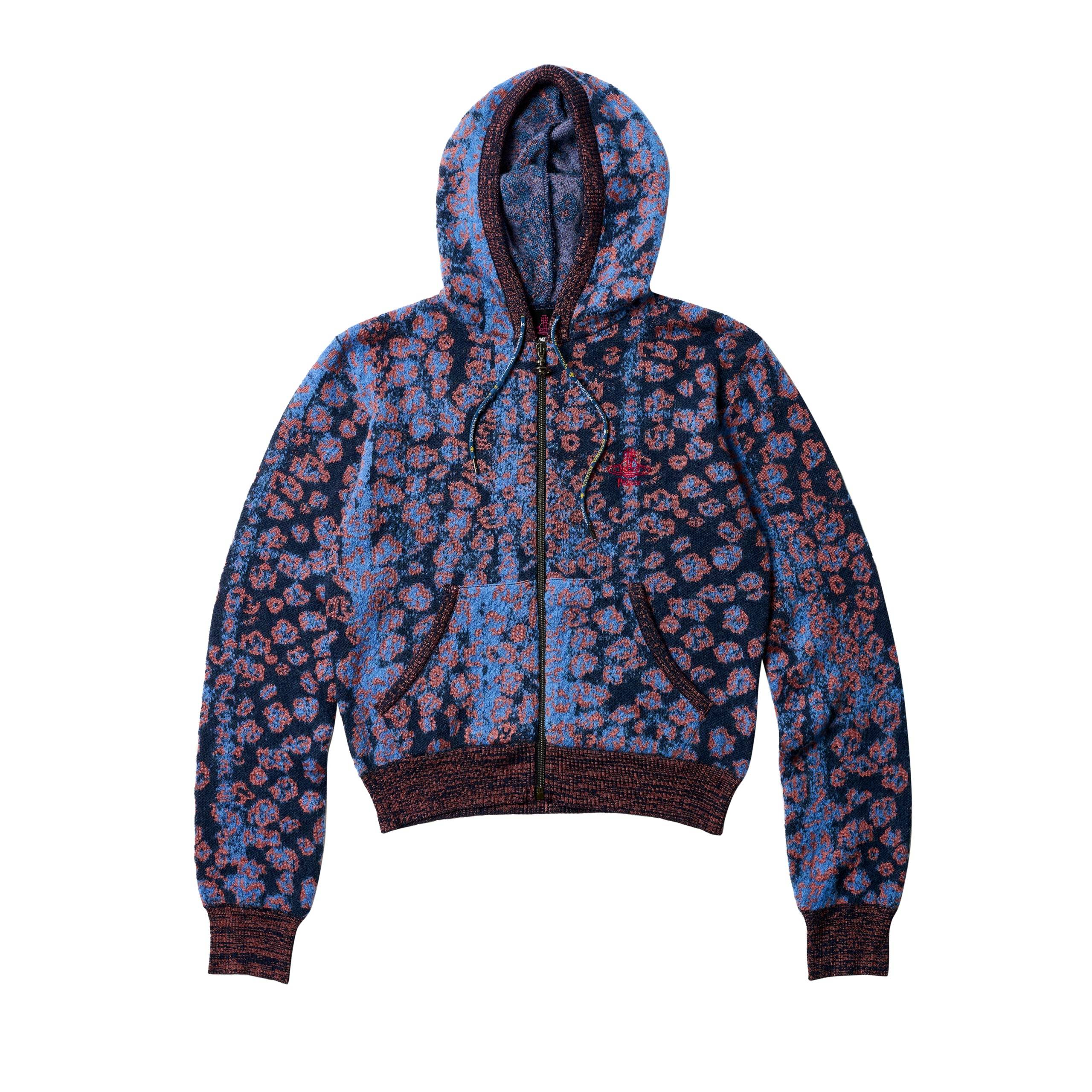 Palace Vivienne Westwood Knit Hood Pink Leopard