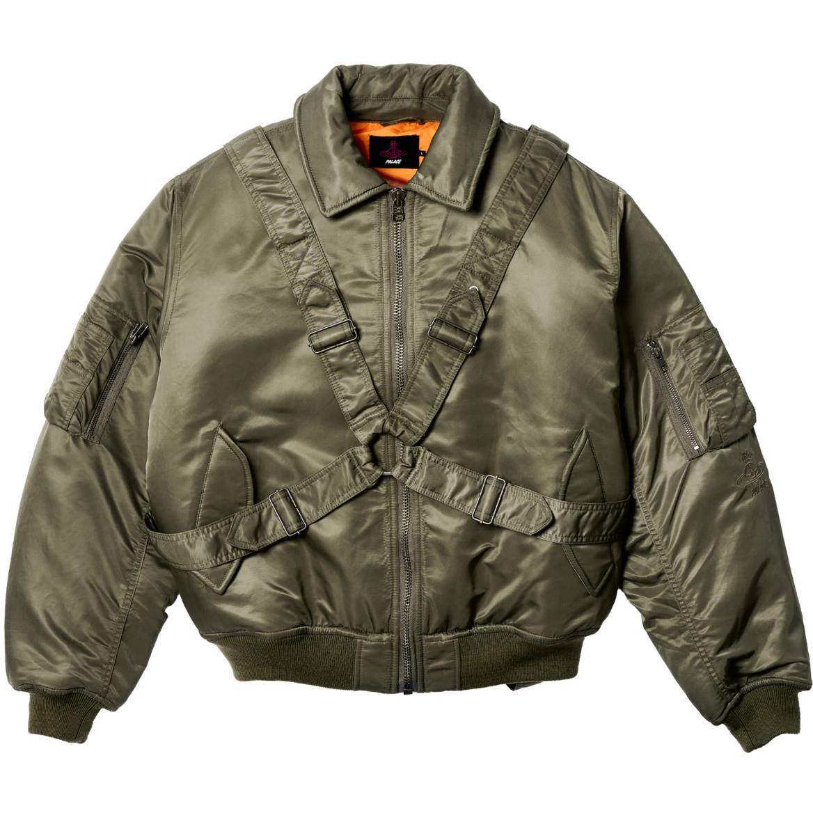 Palace Vivienne Westwood Flight Jacket Olive