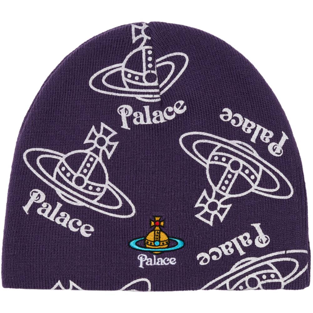 Palace Vivienne Westwood Jersey Beanie Purple