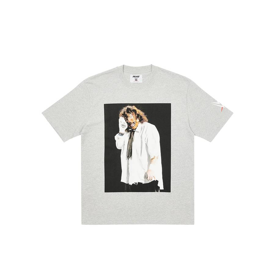 Palace Wwe Mankind Sock T-shirt Grey Marl