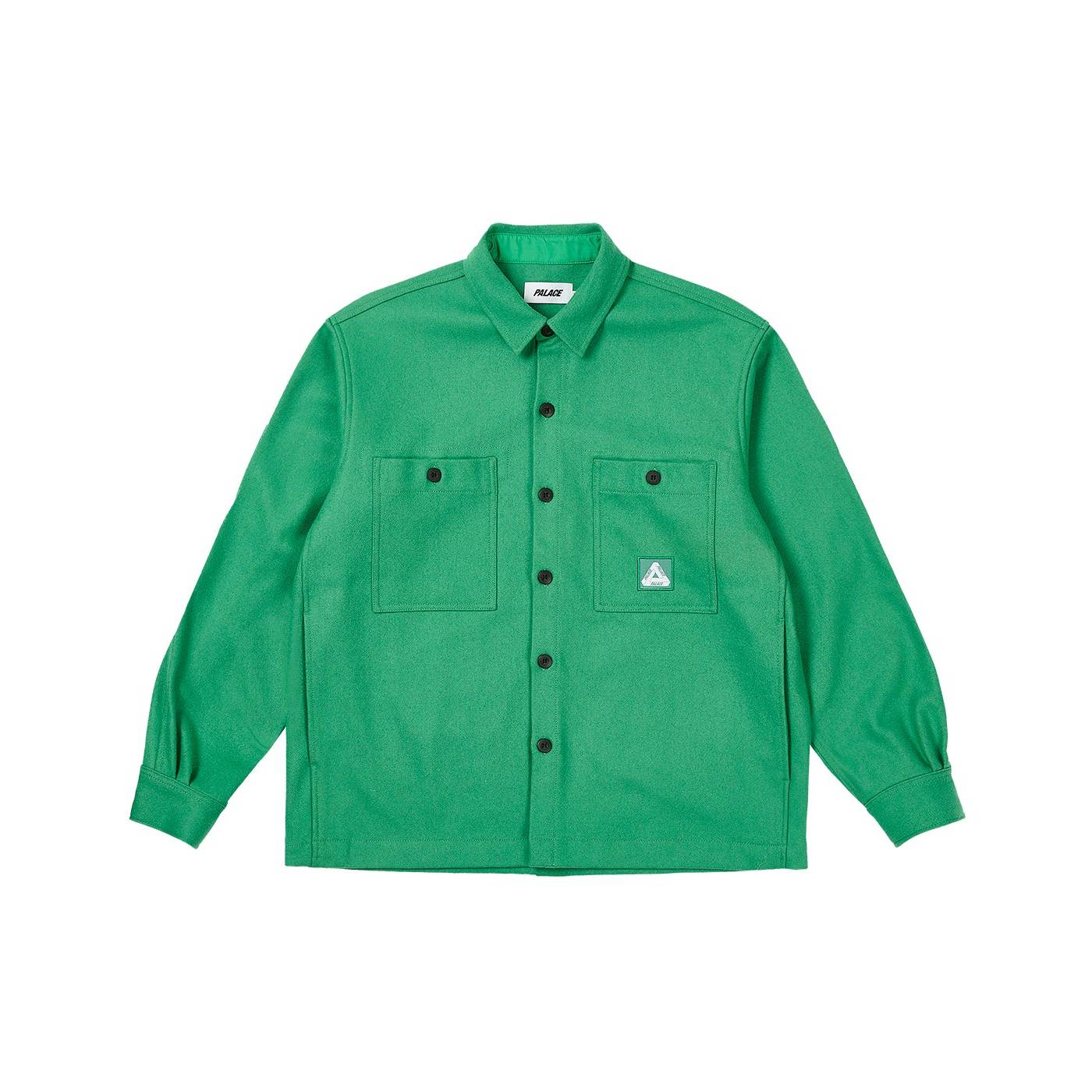 Wool Shirt Jacket Sweet Pea Green