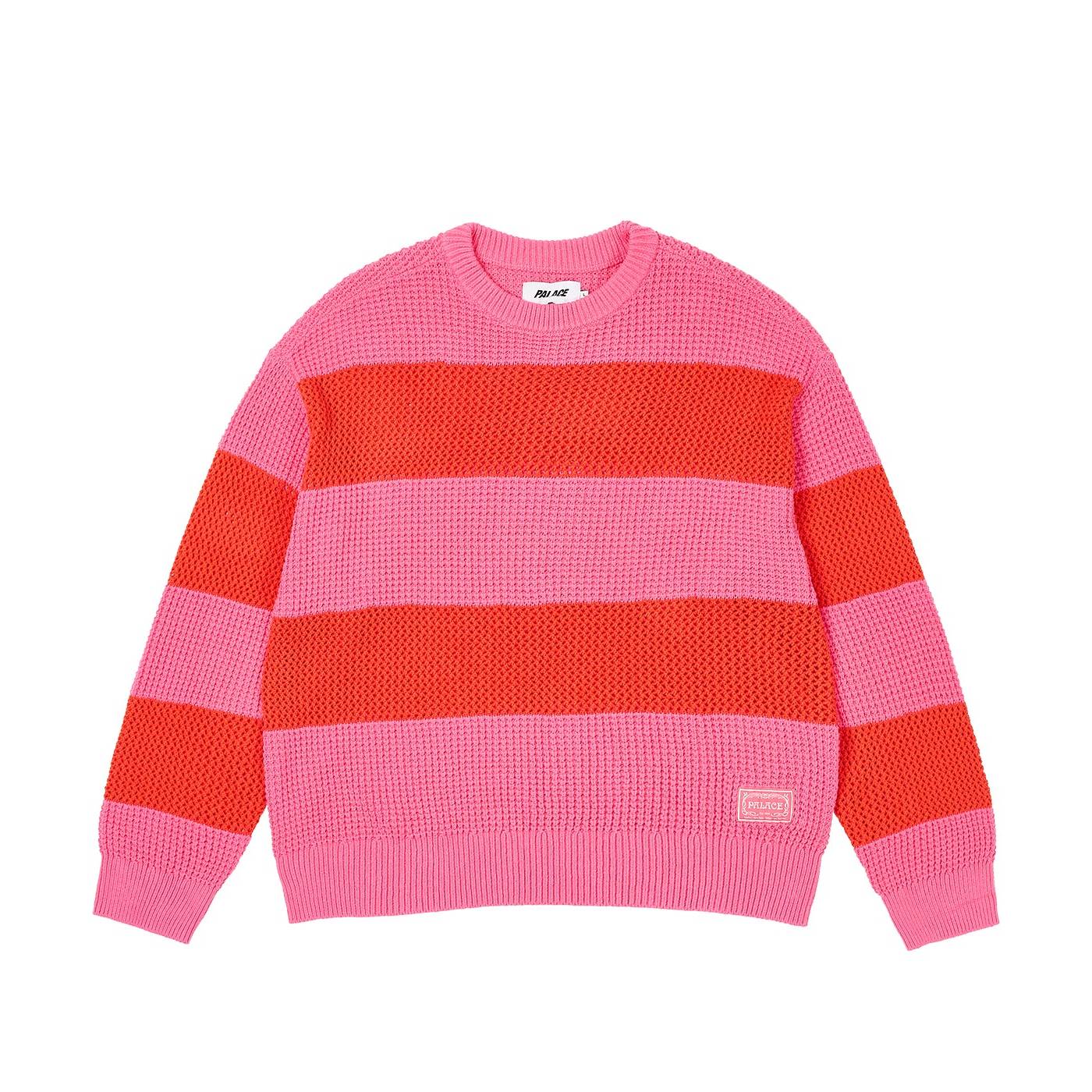 Open Stripe Knit Pink / Orange