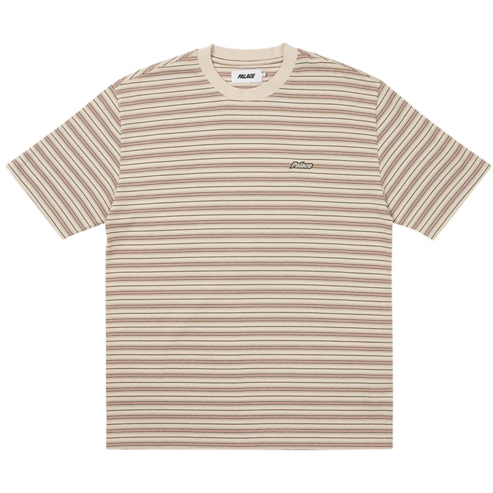 Boxy Stripe T-shirt Brown