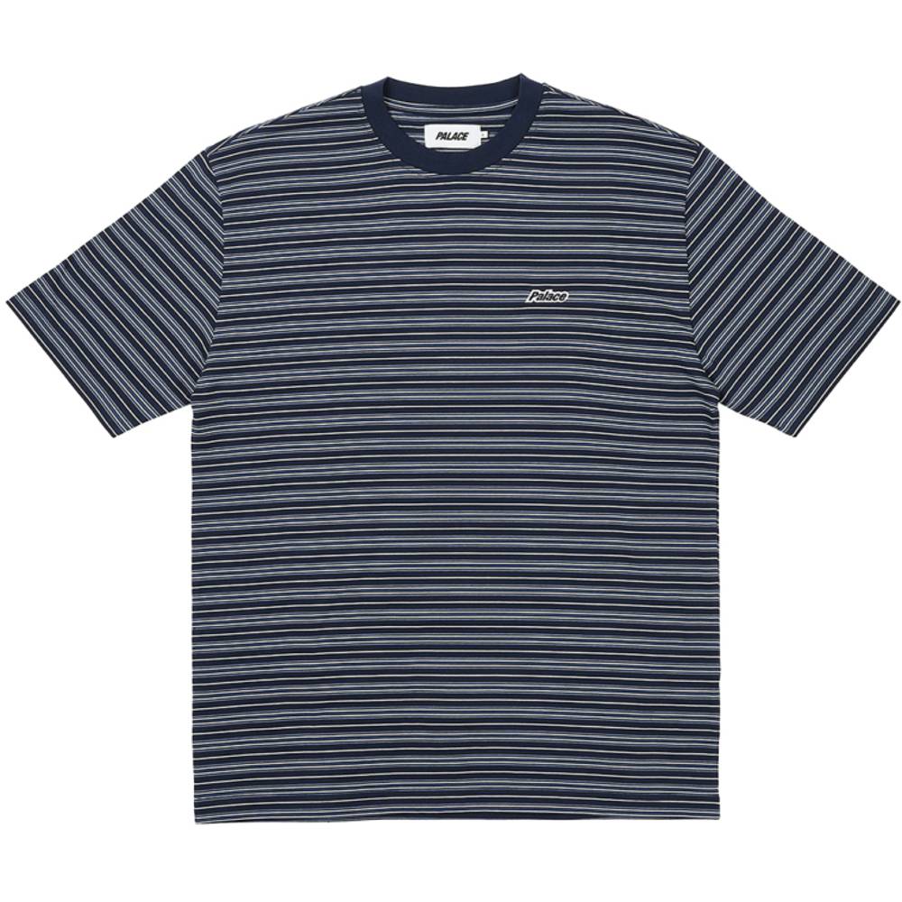 Boxy Stripe T-shirt Navy