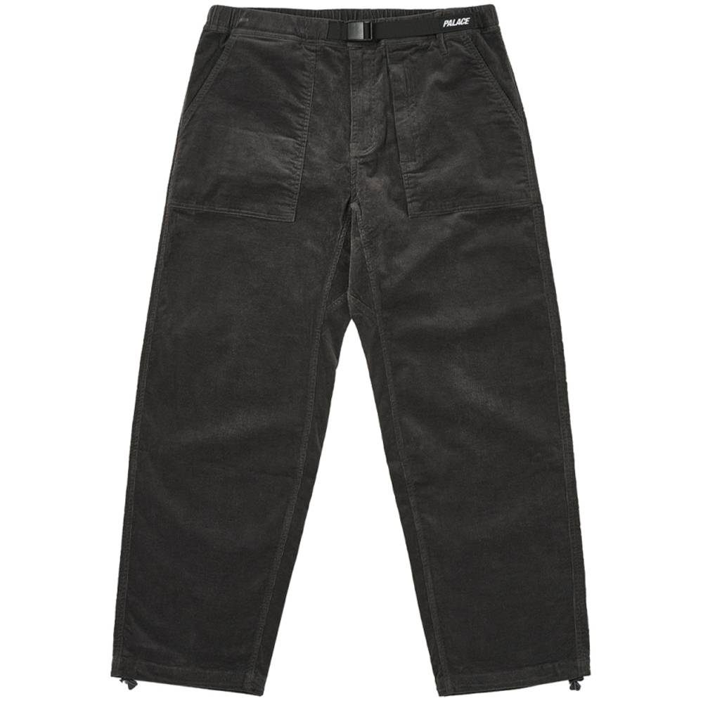 Corduroy Belter Trouser Washed Black