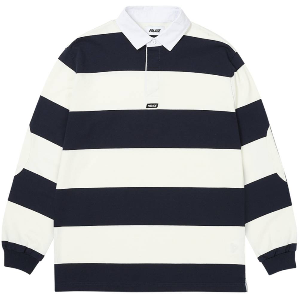 Elbow Stripe Rugby White / Navy
