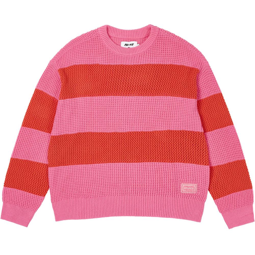 Open Stripe Knit Pink / Orange