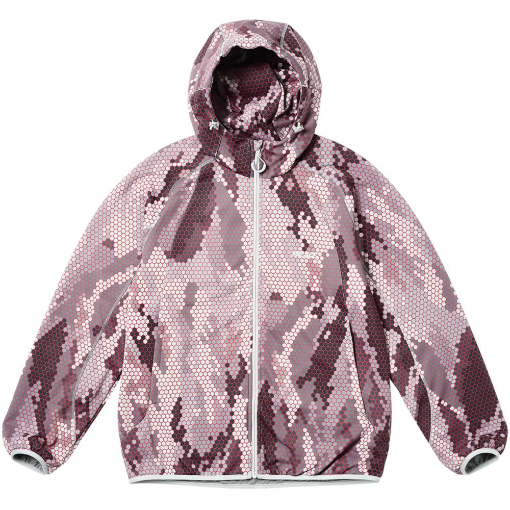 P-tec Fleece Jacket Hexa Camo Grey