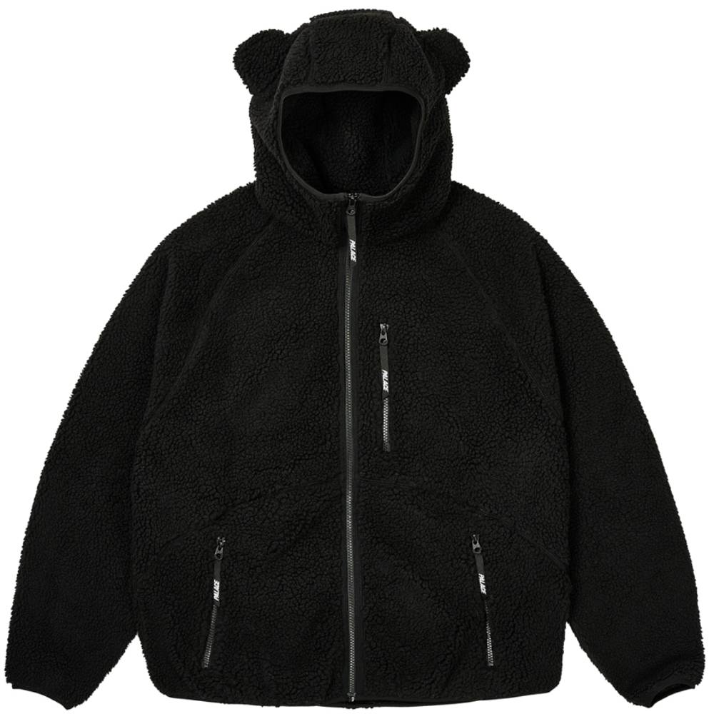Teddy Fleece Jacket Black