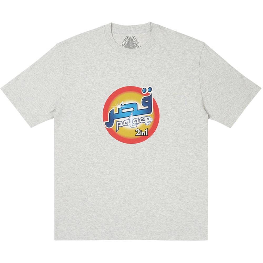 Washed T-shirt Grey Marl